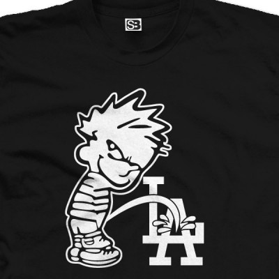 Calvin peeing on ford shirt #10