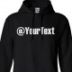 Custom Twitter Name Hoodie