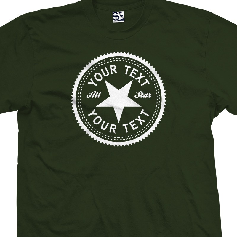 Be mute shepherd Custom Inverse Converse Style Personalized T-Shirt
