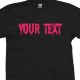 Custom Bloody Zombie Font T-Shirt