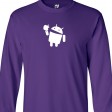 Android Eats Apple Long Sleeve Shirt