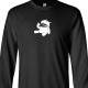 Android Eats Apple Long Sleeve Shirt