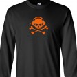 Skull and Phones Long Sleeve Shirt