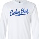 Custom Script & Tail Baseball Long Sleeve Shirt