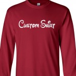 Custom Disney Style Long Sleeve Shirt