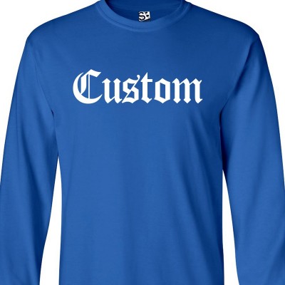 Old English Custom Long Sleeve Shirt