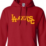 USC L.A. Lakers Dodgers Mashup Hoodie