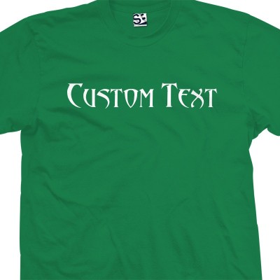 Personalized Custom Abaddon Font T-Shirt