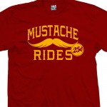 Mustache Rides T-Shirt
