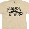 Mustache Rides T-Shirt