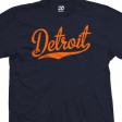 Detroit Script & Tail T-Shirt