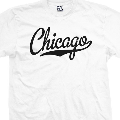 Chicago Script & Tail T-Shirt