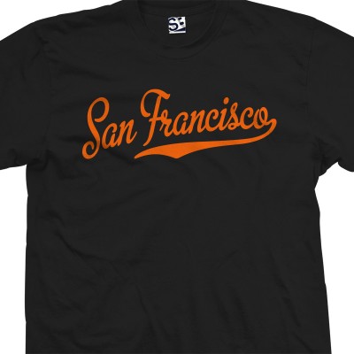 San Francisco Script & Tail T-Shirt