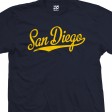 San Diego Script & Tail T-Shirt