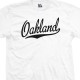 Oakland Script & Tail T-Shirt