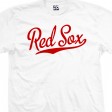 Red Sox Script & Tail Baseball Team T-Shirt