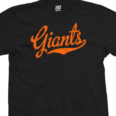 Giants Script & Tail Baseball Team T-Shirt