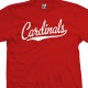 Cardinals Script & Tail Baseball Team T-Shirt