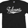 Falcons Script & Tail School Team T-Shirt