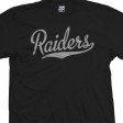 Raiders Script & Tail School Team T-Shirt