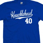 Knucklehead 40 Script T-Shirt
