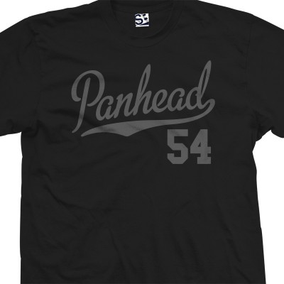 54 Panhead Script & Tail T-Shirt