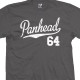 64 Panhead Script & Tail T-Shirt