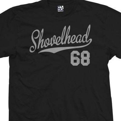 68 Shovelhead  Script & Tail T-Shirt