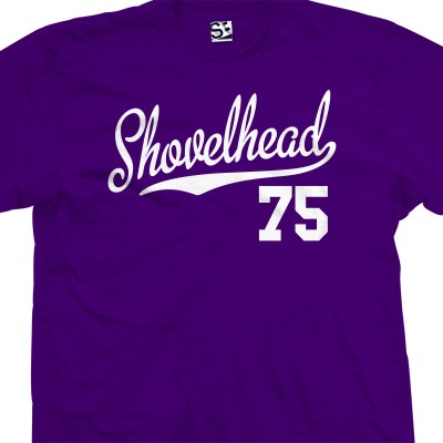 75 Shovelhead Script & Tail T-Shirt