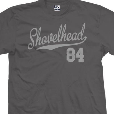 84 Shovelhead Script & Tail T-Shirt