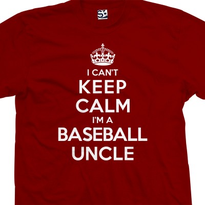 Baseball Uncle Can't Keep Calm T-Shirt