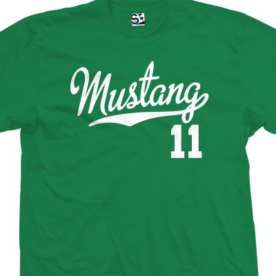 Mustang 11 Script T-Shirt