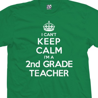 2nd Grade Teacher Can't Keep Calm T-Shirt