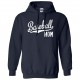 Baseball Mom Script and Tail Hoodie