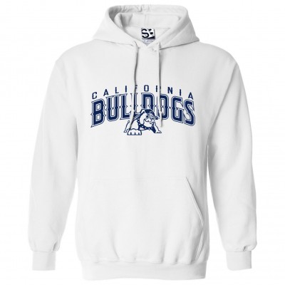 California Bulldogs Under Dog White Hoodie