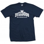 Bulldogs Baseball Top Dog Navy T-Shirt