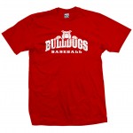Bulldogs Baseball Top Dog Red T-Shirt