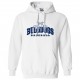 Bulldogs Baseball Top Dog White Hoodie