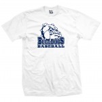 Bulldogs Baseball Big Dog White T-Shirt
