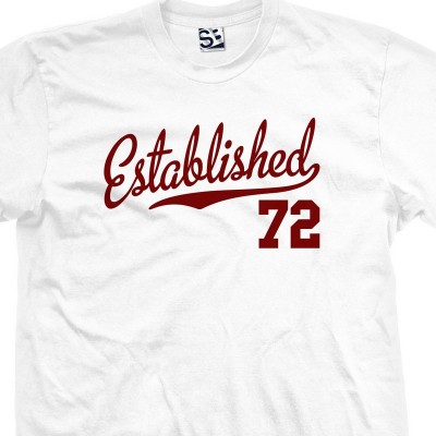 Established 1972 Script T-Shirt